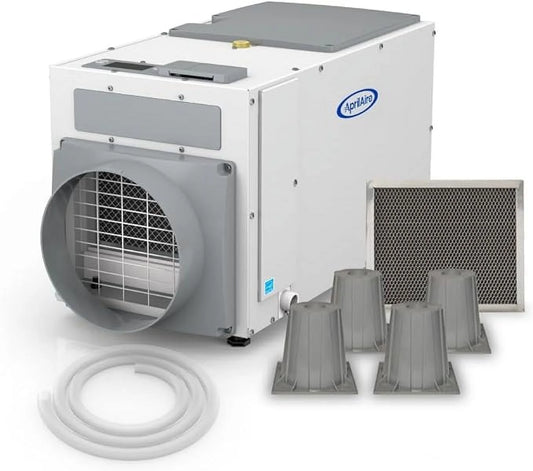 AprilAire E100 Dehumidifier Pro Kit - Whole House Dehumidifier - 100 Pint AprilAire Dehumidifier Up To 5,500 SQ. FT.