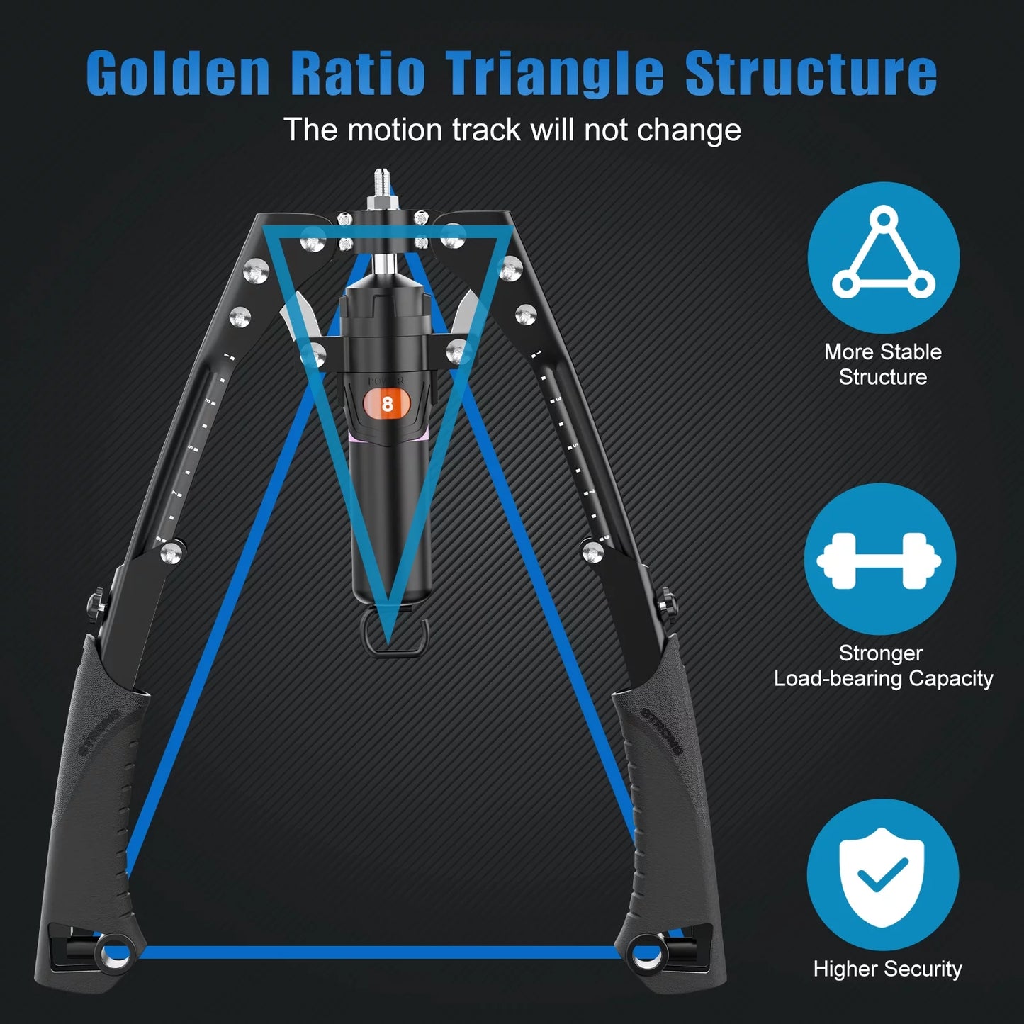 Upgrade 2-in-1 Hydraulic Power Twister with Wheels, Adjustable 22-440lbs Twister Arm Exerciser with Stretchable Handle, Home Chest Expander & Ab Roller Wheel for Muscle Training