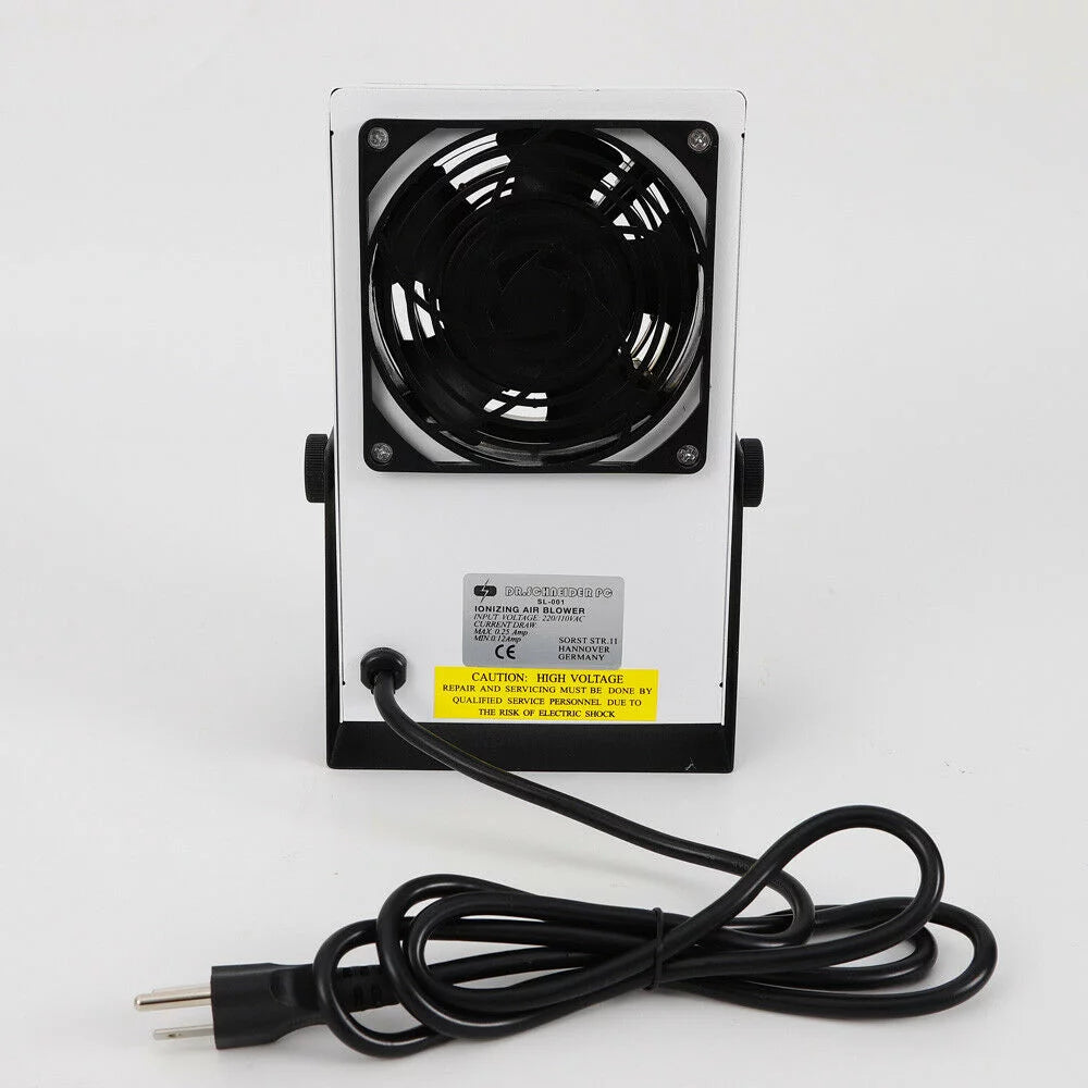 TFCFL 110V Ionizing Air Blower Ion Fan Discharge Static Eliminator Anti-Static Ionizer