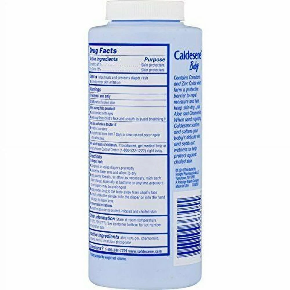 Caldesene Baby Cornstarch Powder With Zinc Oxide 5 oz (Pack of 5)