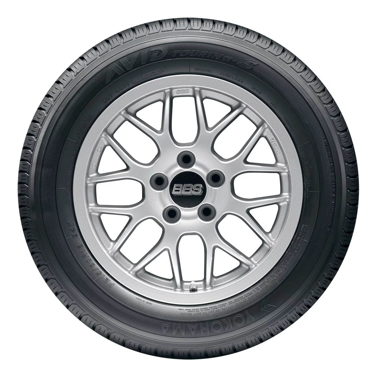 Set of 4 Yokohama Avid Touring-S 225/65R17 102T Tires Fits: 2014-23 Chevrolet Equinox LT, 2007-16 Honda CR-V EX-L