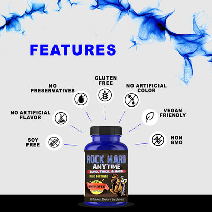 RH Anytime Natural Testosterone Supplement Boost Stamina, Strength, Energy 60 Pills