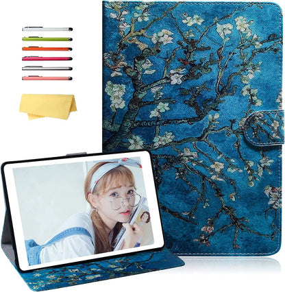 8" Case for Amazon Kindle Fire HD 8 (8th/7th/6th 5th Gen, 2018/2017/2016/2015), Van Gogh Oil ing Stand