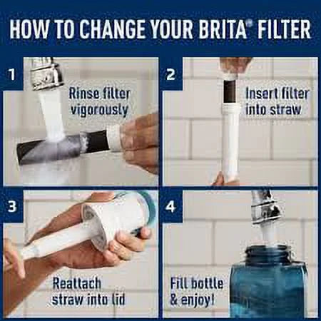 Brita 635679 Soft Bottle Replacement Filters (Pack of 3)