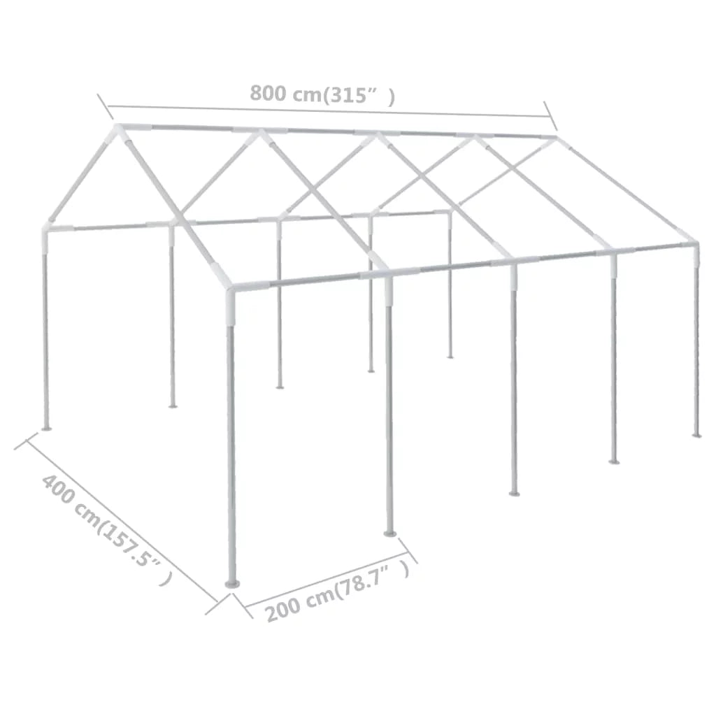 Buyweek Frame for 26.2'x13.1' Marquee Steel