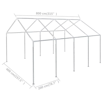 Buyweek Frame for 26.2'x13.1' Marquee Steel