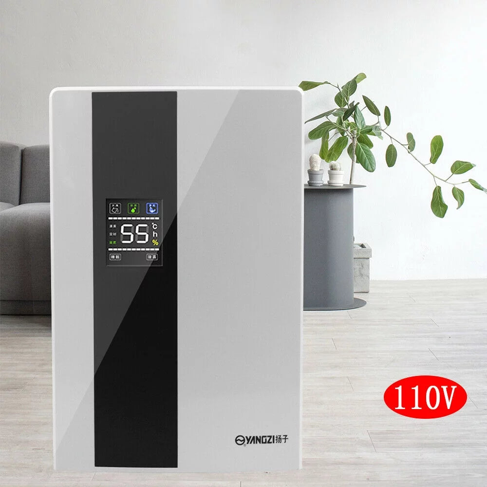 2.2L Remote Intelligent Dehumidifier 90W W/ Sleep Mode fits Bedroom, Living Room, Quiet Dehumidifier for Home