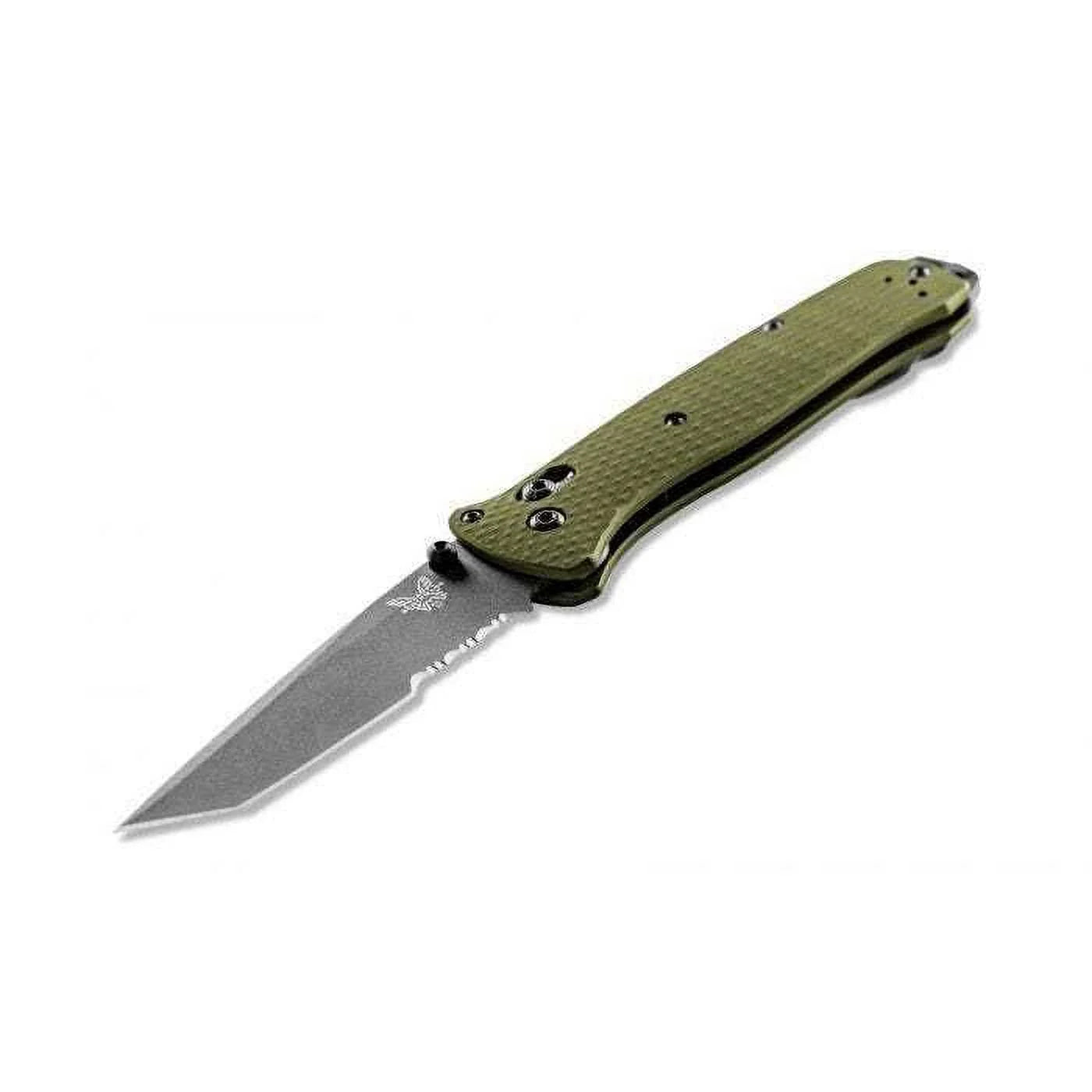 Benchmade 537SGY-1 Bailout Axis Serrated Tanto Grey Coated CPM-M4 Super Tool Steel Knife