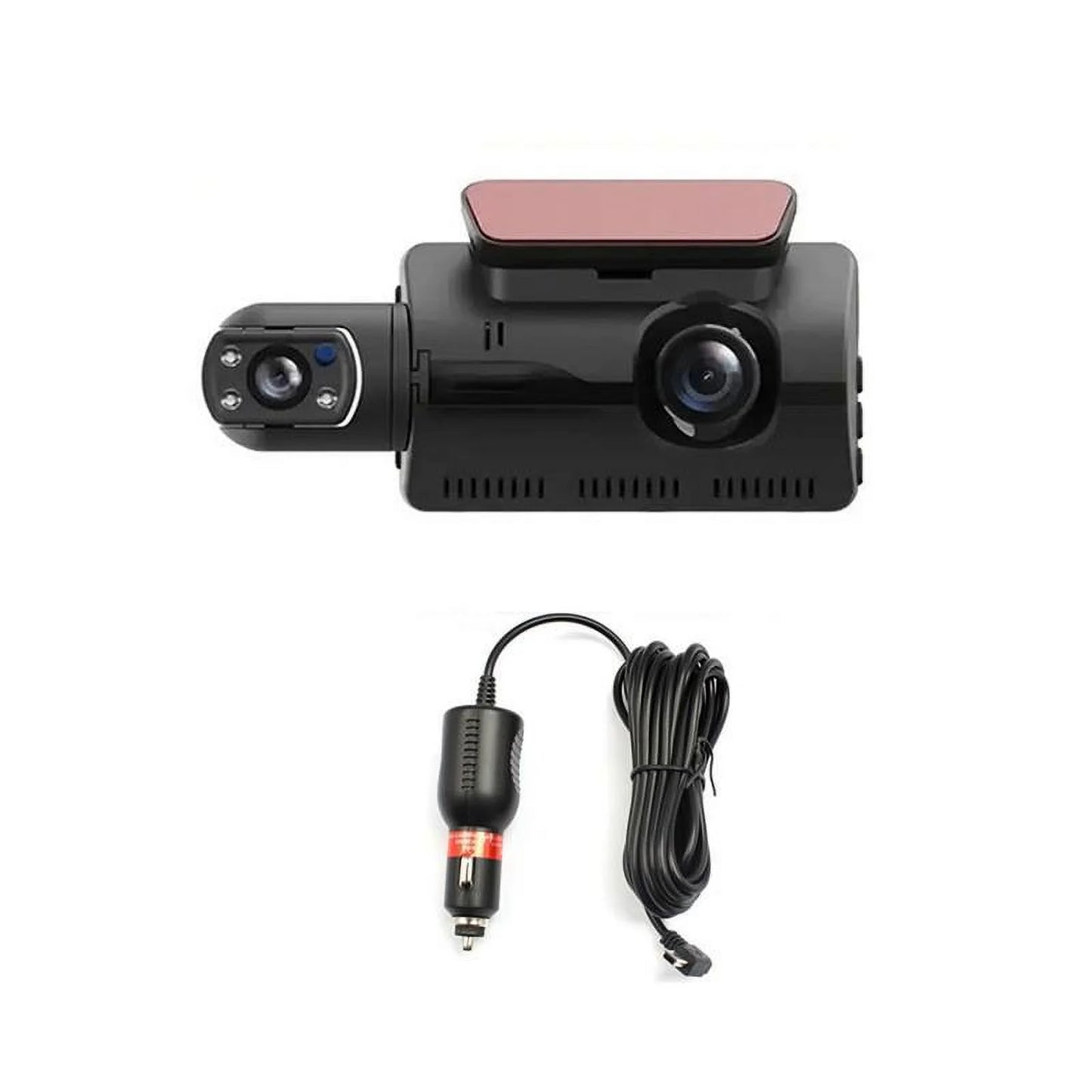 1080P WIFI Dash Cam Front And Rear And Interior 3 Cameras With GPS Dual Lens Car DVR Night DashCam Vehicle Camera Auto