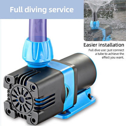 Arealer Variable Frequency Pump,Water Pump Pond Freshwater Pump Pond Freshwater And Saltwater Submersible Quiet Suitable Pond Freshwater Saltwater Sine Variable Pump Quiet Pump Suit Pond Pump Suit