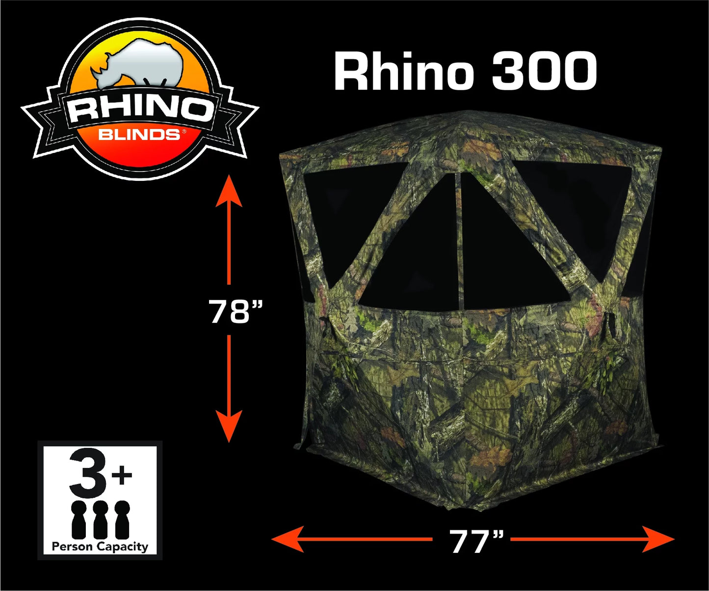 Rhino Blinds R-300 Hunting Ground Blind