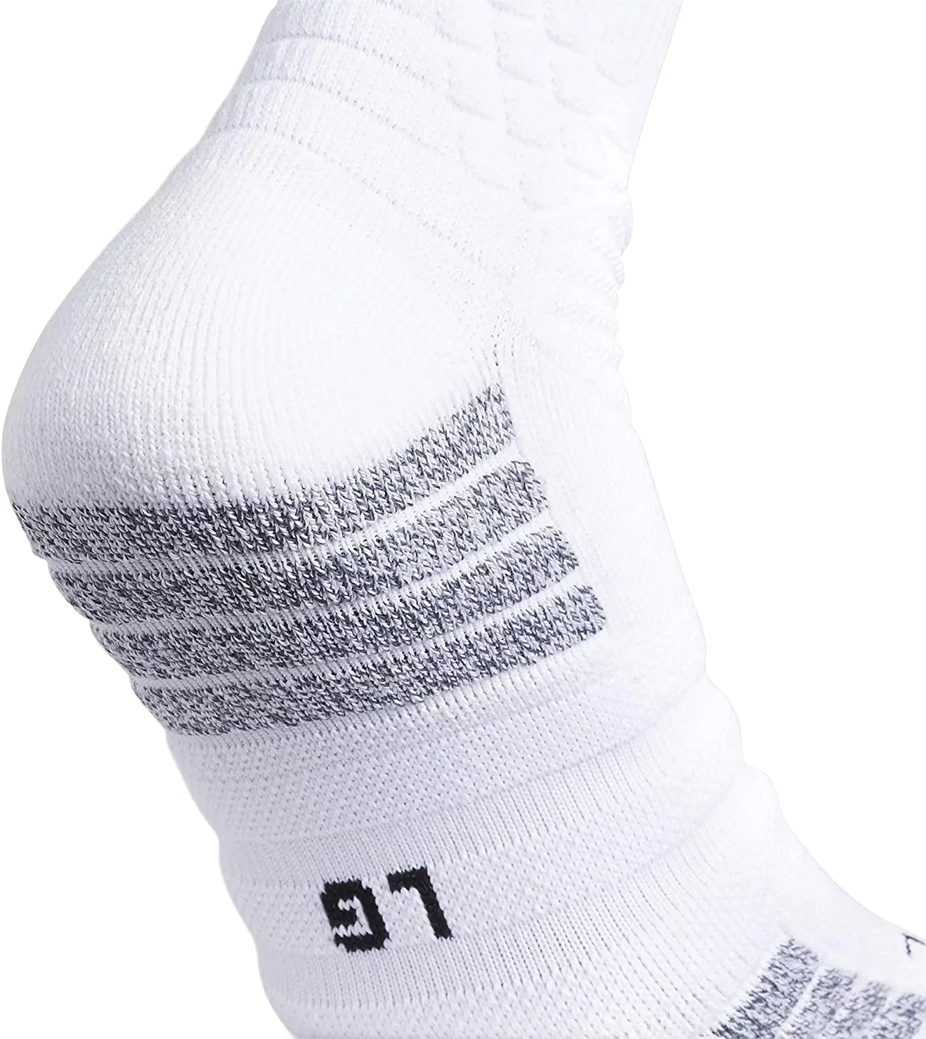 adidas Unisex-Adult Creator 365 Basketball Crew Socks (1-Pair) X-Large White/Black