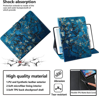 8" Case for Amazon Kindle Fire HD 8 (8th/7th/6th 5th Gen, 2018/2017/2016/2015), Van Gogh Oil ing Stand