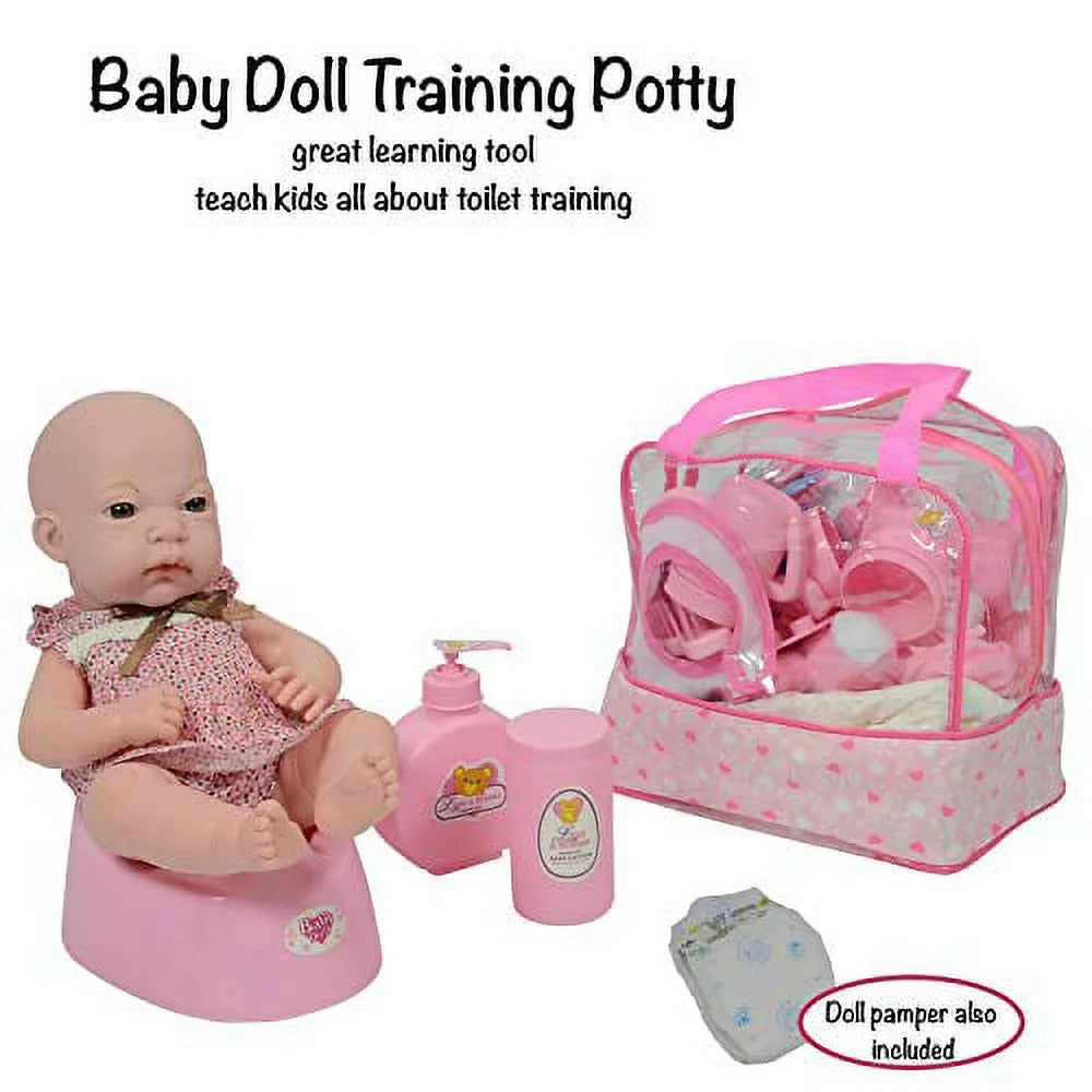 The New York Doll Collection Diaper and Feeding Bag Doll Accessories, 28 Pieces