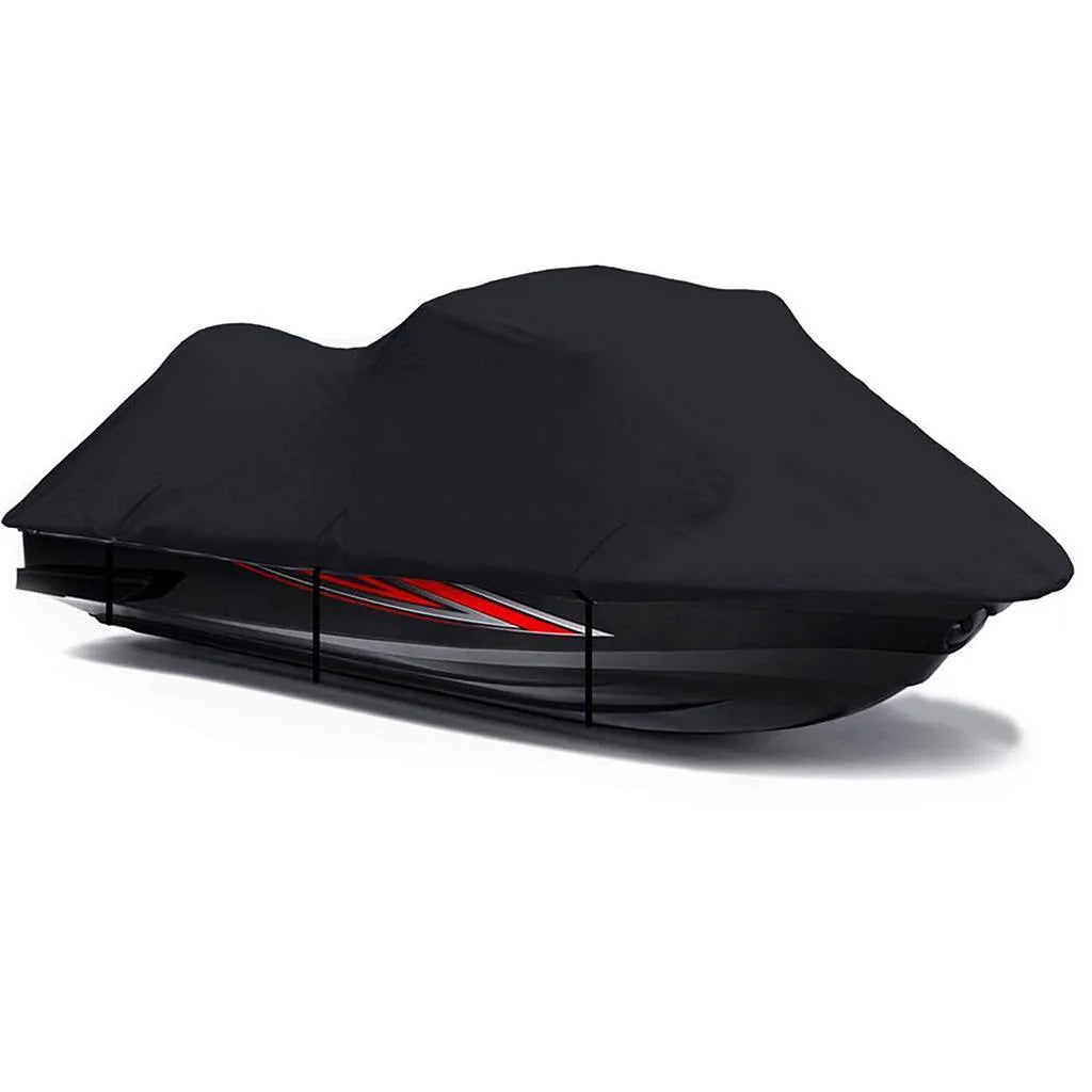 BLACK PWC 600D JET SKI Cover Compatible for Sea Doo Sea-Doo Bombardier GTI 2001 2002 2003 2004 2005, GTS 2001 2002 2003 Jet Ski Cover