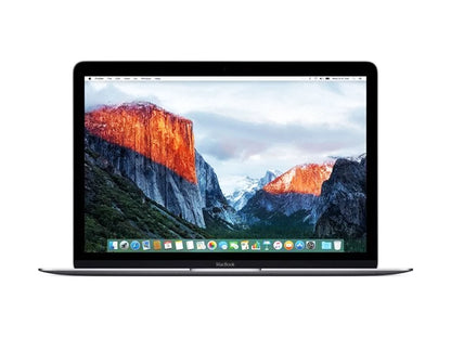 Apple MacBook MLH82E/A 12" with Retina Display (1.2GHz Dual Core Intel m5, 8GB RAM, 512GB HD, 512 GB, OS X) Space Gray (international Model No Warranty) (Spanish Keyboard)(New-Open-Box)