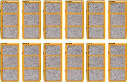 3-in-1 True HEPA Activated Carbon Air Filter Replacement Compatible with Holmes AER1 Smoke Grabber AER1 HAPF30AS-U4R Air Purifier - 1.2” x 10” x 4.6”, 12 Pack