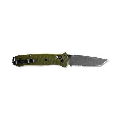 Benchmade 537SGY-1 Bailout Axis Serrated Tanto Grey Coated CPM-M4 Super Tool Steel Knife