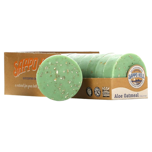 Sappo Hill Soapworks Aloe Oatmeal Glycerine Cream Soap