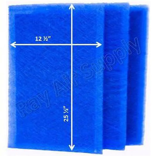 RayAir Supply 14x28 Dynamic Air Cleaner Replacement Filter Pads 14x28 Refills (3 Pack)