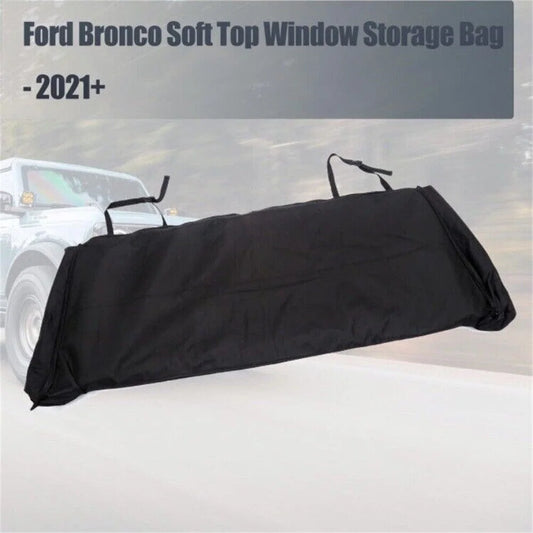 600D Soft Top Window Storage Bag For Ford Bronco Accessories 2021-2023 4-Door