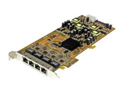 StarTech.com 4 Port Gigabit Power over Ethernet PCIe Network Card - PSE / PoE PCI Express NIC