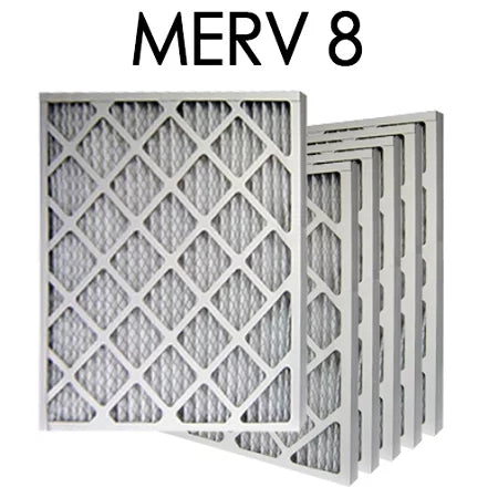 14x14x1 MERV 8 Pleated Air Filter 6PK | 13.5x13.5x.75 - Actual Size