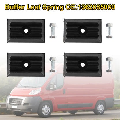 4x Rear Impact Buffer Leaf Spring For Peugeot Boxer Fiat Ducato Citroen Jumper