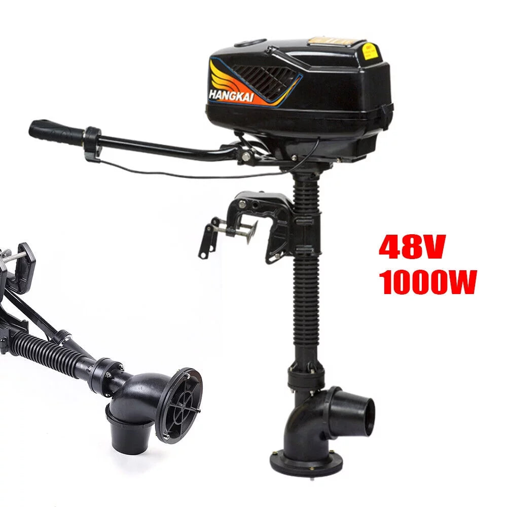 4.0HP 1000W Outboard Trolling Motor Brushless Fishing Boat Engine Jet Pump