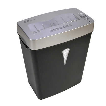 Royal MC500 Paper Shredder - Micro Cut - 5 Per Pass - for shredding Paper, Credit Card - 0.157" x 0.394" Shred Size - 4 gal Wastebin Capacity - Black, Silver