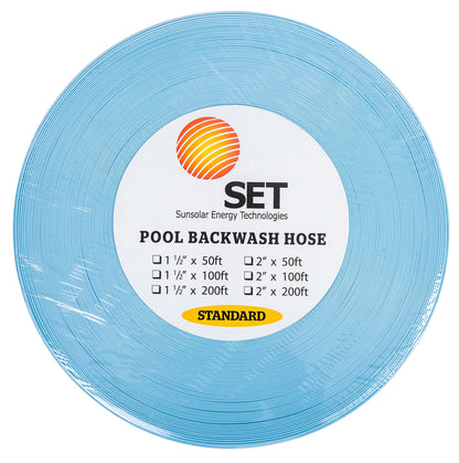 Swimming Pool 1.5" Backwash Discharge Hose - 200 ft long