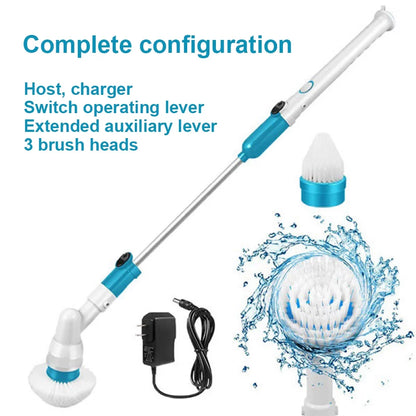 AYMZ Electric Spin Scrubber Cordless Power Cleaning Brush Shower Scrubber for Bathroom Floor