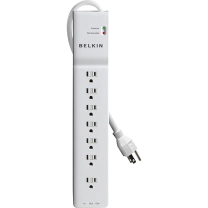 Belkin 7-Outlet SurgeMaster Surge Protector 7 x AC Power - 1875 VA - 2320 J - 125 V AC Input - 125 V AC Output - Phone/Fax