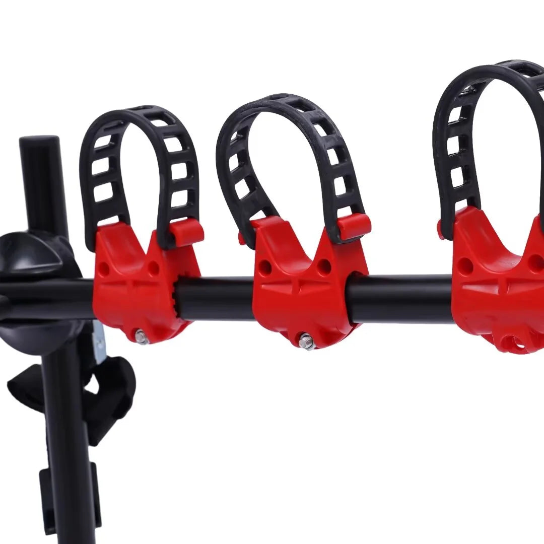 TFCFL Portable 3-Cycle Bicycle Rack Foldable Cycle Rack Hitch Mount Carrier Car SUV Truck