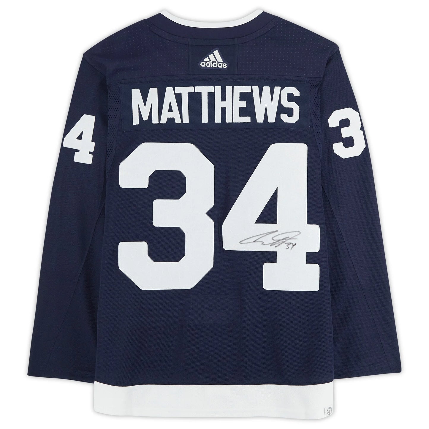 Auston Matthews Navy Toronto Maple Leafs Autographed 2022 Heritage Classic adidas Authentic Jersey