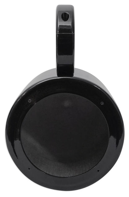 2) Rockville MAC525B 5.25" 360° Swivel Black Aluminum Surface Mount Speaker Pods