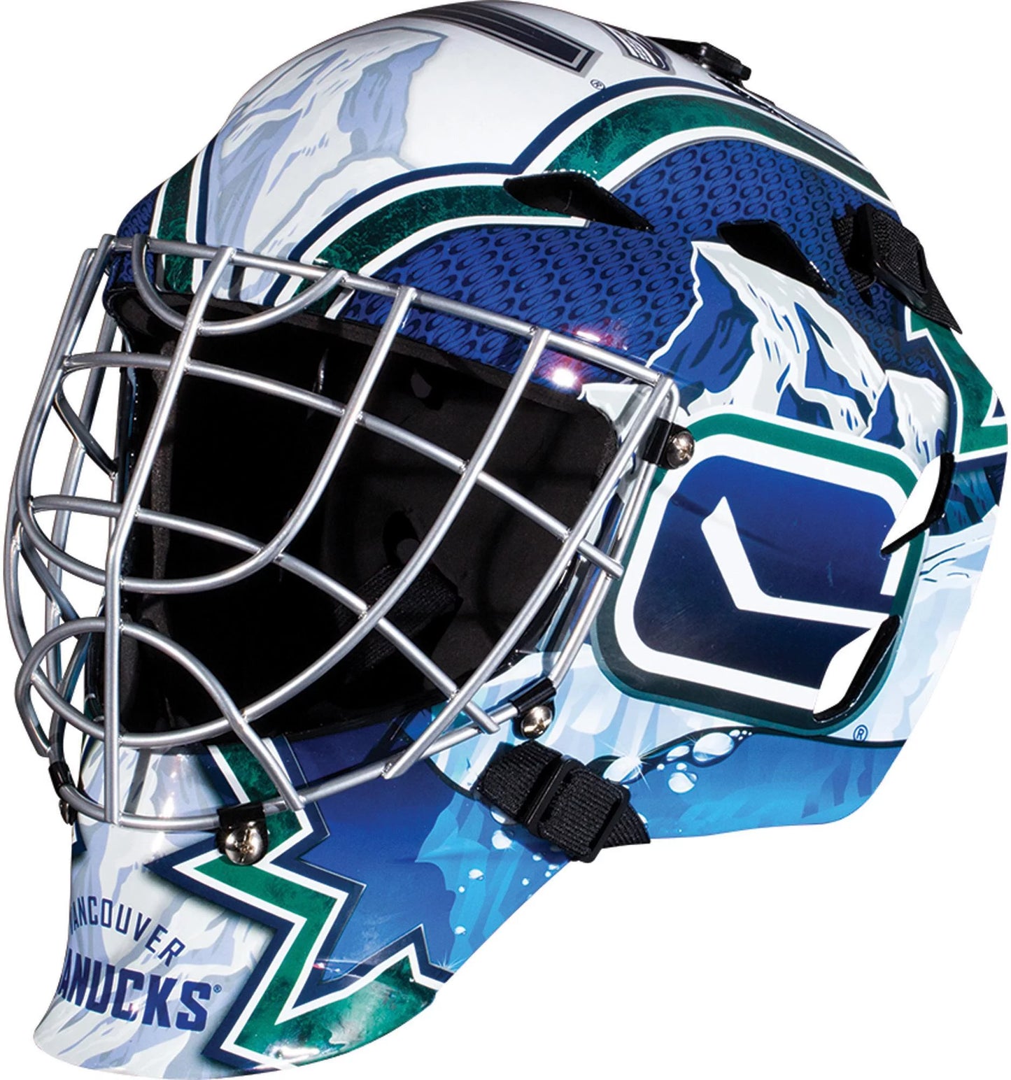 Vancouver Canucks Unsigned Franklin Sports Replica Full-Size Goalie Mask