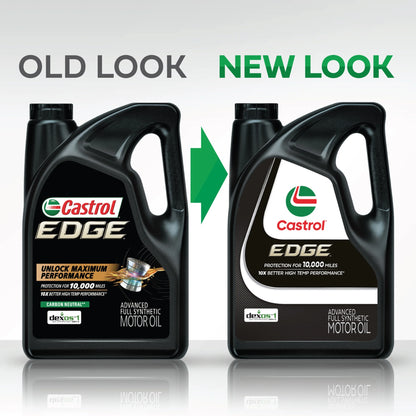 Castrol EDGE 5W-30 Advanced Full Synthetic Motor Oil, 5 Quarts