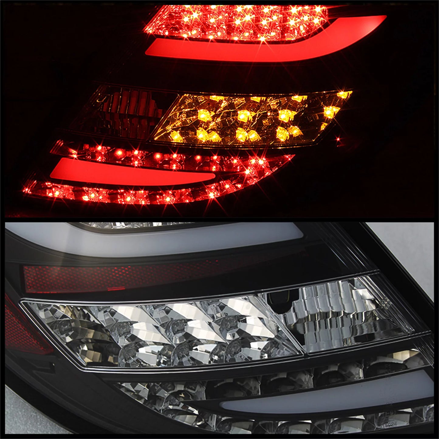 Spyder Mercedes Benz W204 C-Class 11-14 LED Tail Lights (Will Fit LED Model Only) - Black Fits select: 2011-2014 MERCEDES-BENZ C