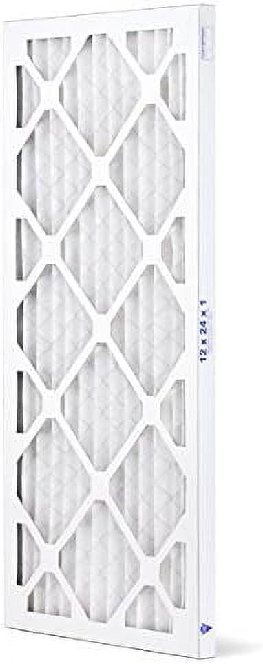 12X24x1 Air Filter MERV 11 Pleated HV Furne Air Filter, Allergy 6-Pk, Made In The