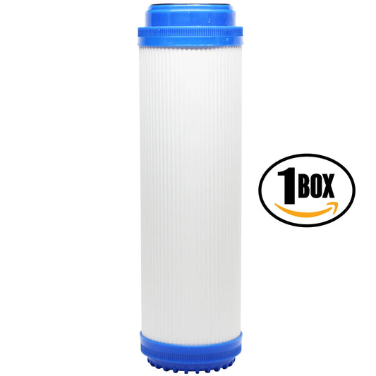 Box of Replacement for iSpring RCS5T Granular Activated Carbon Filter - Universal 10-inch Cartridge for iSpring Commercial Reverse Osmosis System - Denali Pure Brand