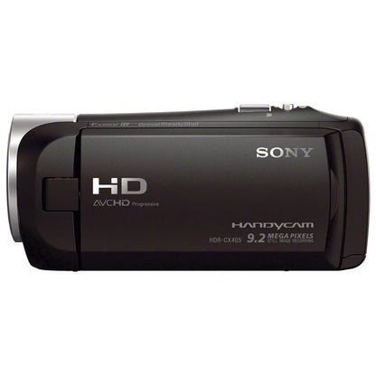 Sony HDR-CX405 HD Handycam + Extra Battery +Tripod + 1 Yr Warranty -64GB Kit