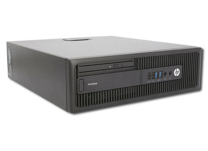 Restored HP 600 G2 Desktop Computer Intel Pentium G4400 3.3GHz CPU 8GB Ram, 2TB HDD, New 20" LCD, Keyboard & Mouse, WiFi, DVD, Win10 Pro PC (Refurbished)