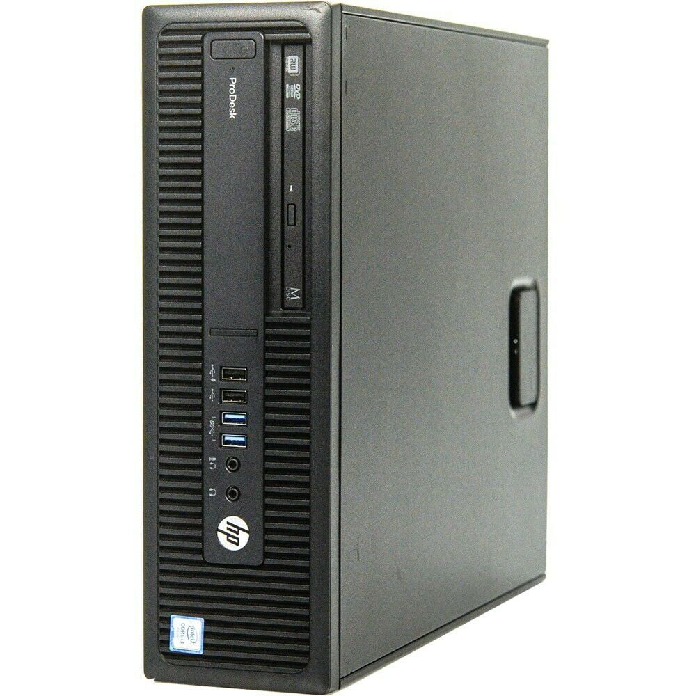 Restored HP 600 G2 Desktop Computer Intel Pentium G4400 3.3GHz CPU 8GB Ram, 2TB HDD, New 20" LCD, Keyboard & Mouse, WiFi, DVD, Win10 Pro PC (Refurbished)