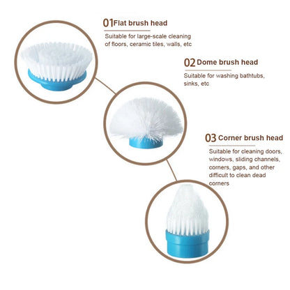 AYMZ Electric Spin Scrubber Cordless Power Cleaning Brush Shower Scrubber for Bathroom Floor