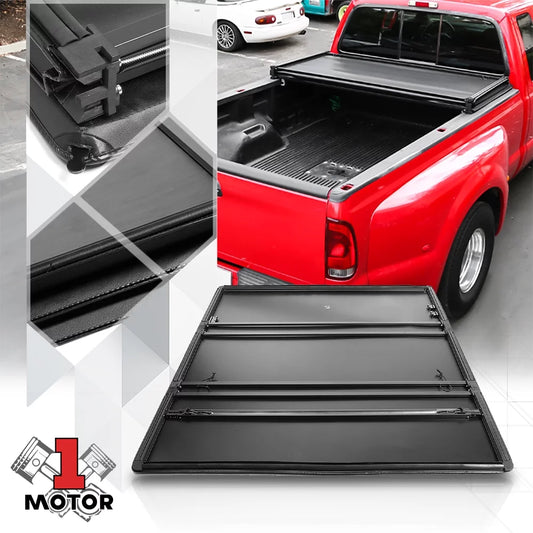 Short Bed Tonneau Cover 5.7Ft Soft Tri-Fold Fleetside for 09-21 Ram 1500/2500 Fits select: 2009,2011-2012 DODGE RAM 1500