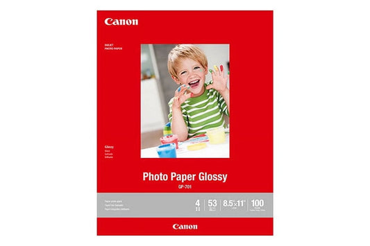 Canon GP-701 Photo Paper Glossy (8.5 x 11", 100 Sheets)