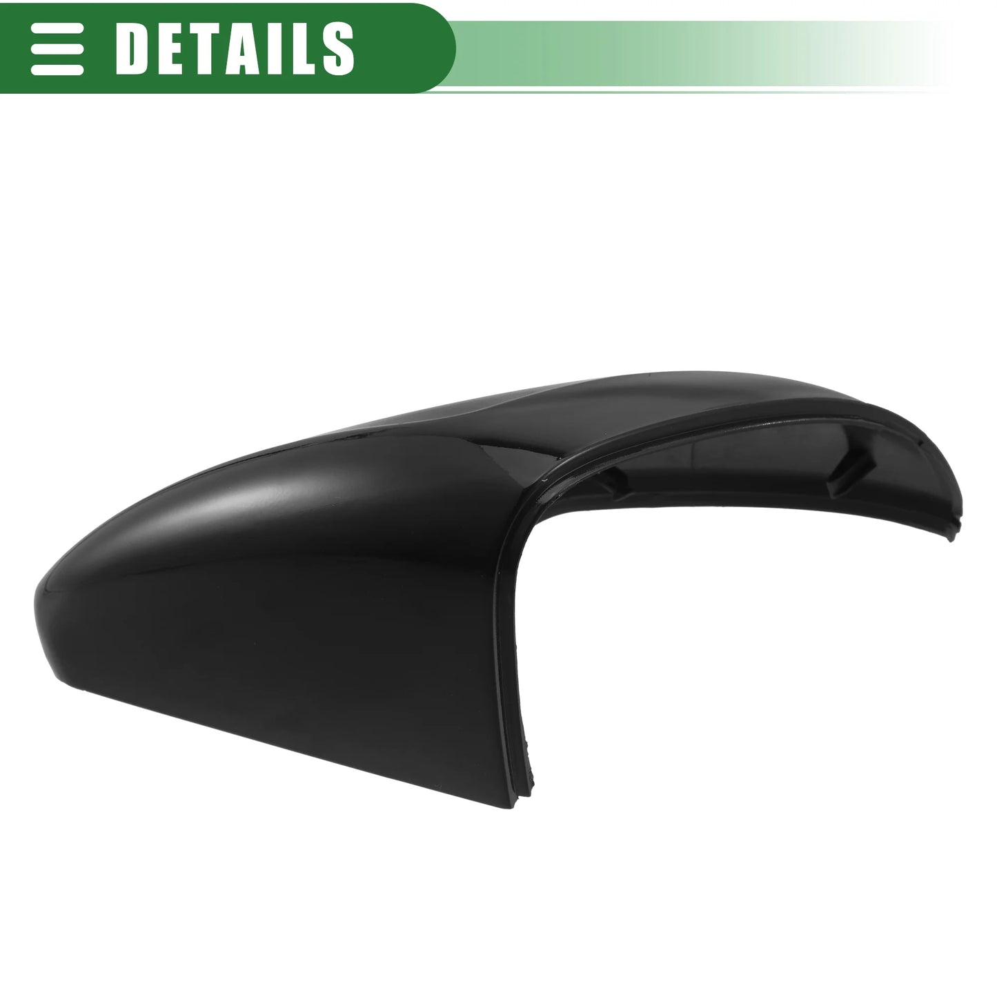 Unique Bargains Side View Mirror Cover Trim Shell Right Side Mirror Cap Replacement for Chevrolet Cruze 2017-2019 Black