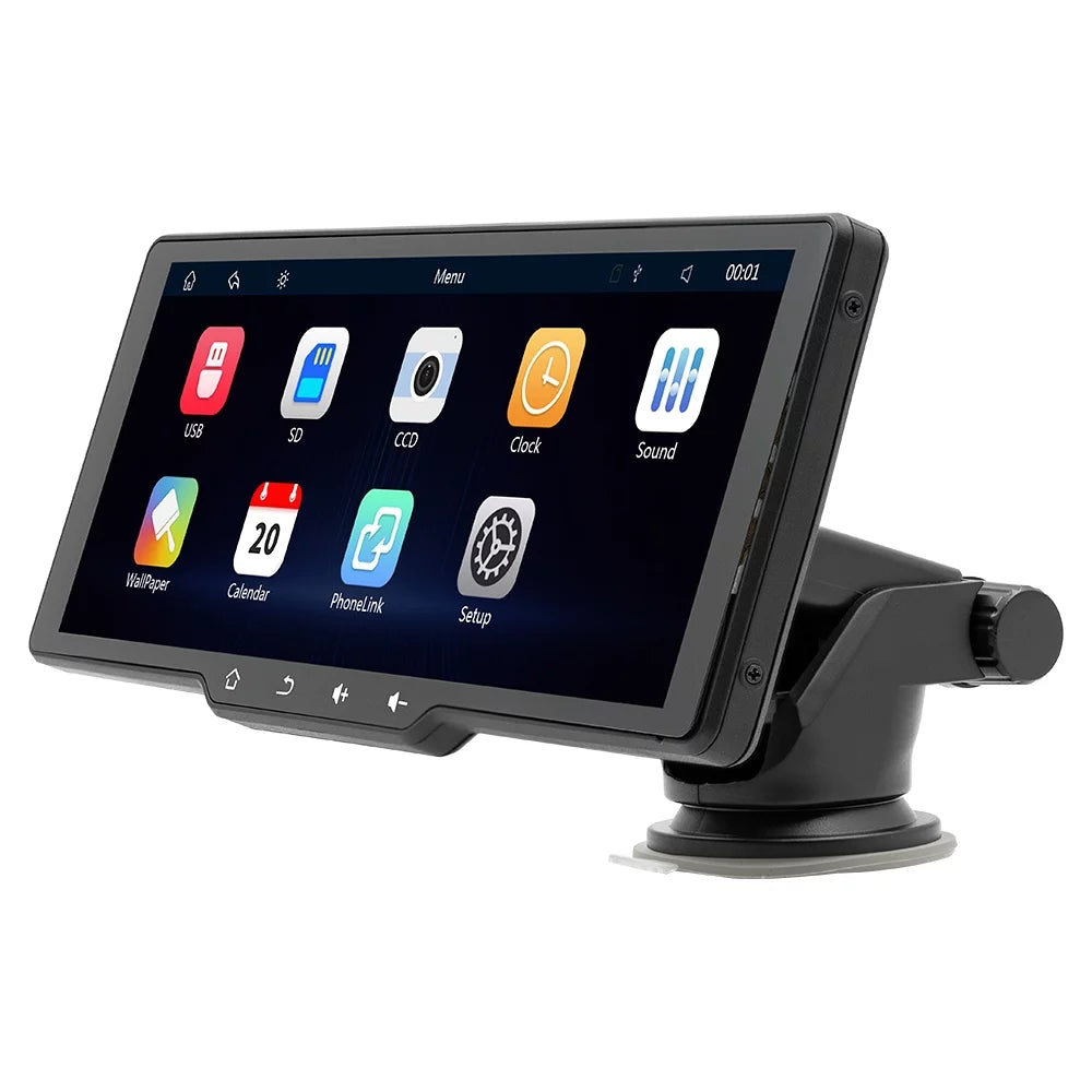 ammoon Portable Wireless CarPlay Car Video Recorder, Car Camera Auto Camcorder, Car Player with Multi language Support