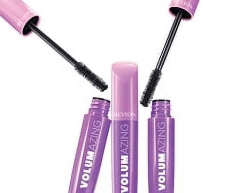 3 Pack Revlon Volumazing Mascara, Oversized Brush for Thick, Fluffy, Fanned-Out Eye Lashes, Long Lasting, Blackened Brown (903), 0.3 oz